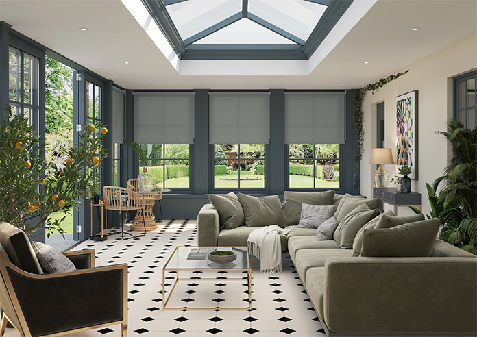 Vernazza (FR), Slate Grey - Twist&Fit Roller Blind - Image 8